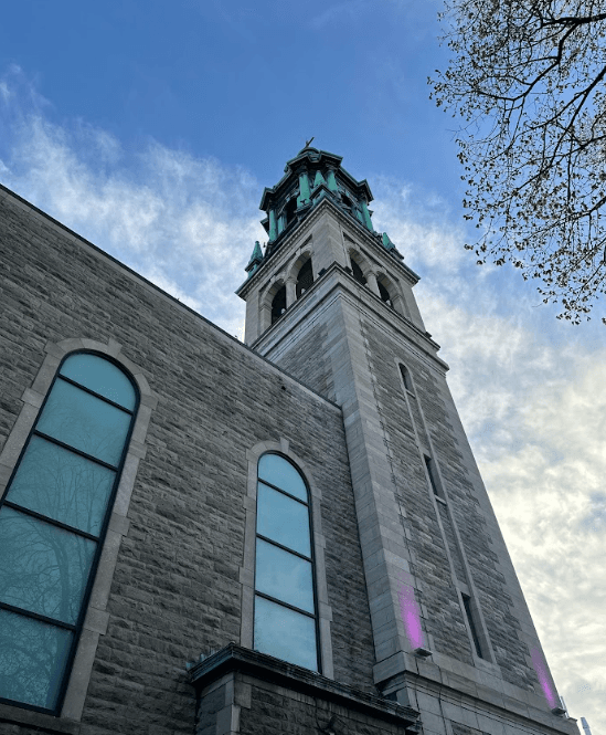 Church in summer light